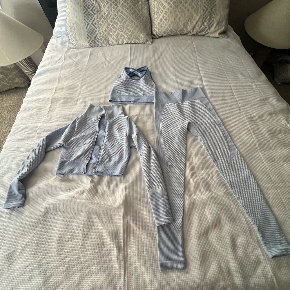 Women's Blue Activewear Set